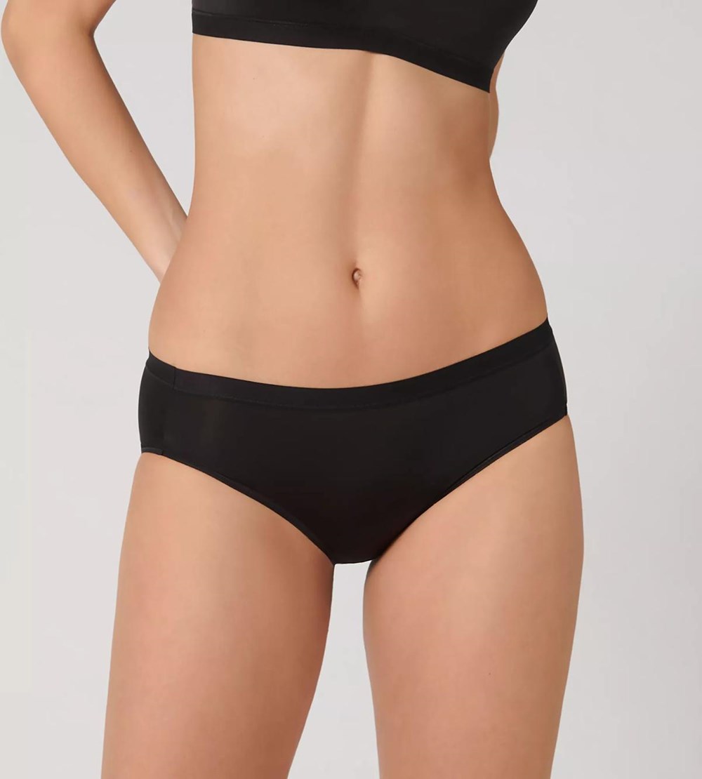 Sloggi Wow Komfort Hipster Czarne | 39207-GZOD