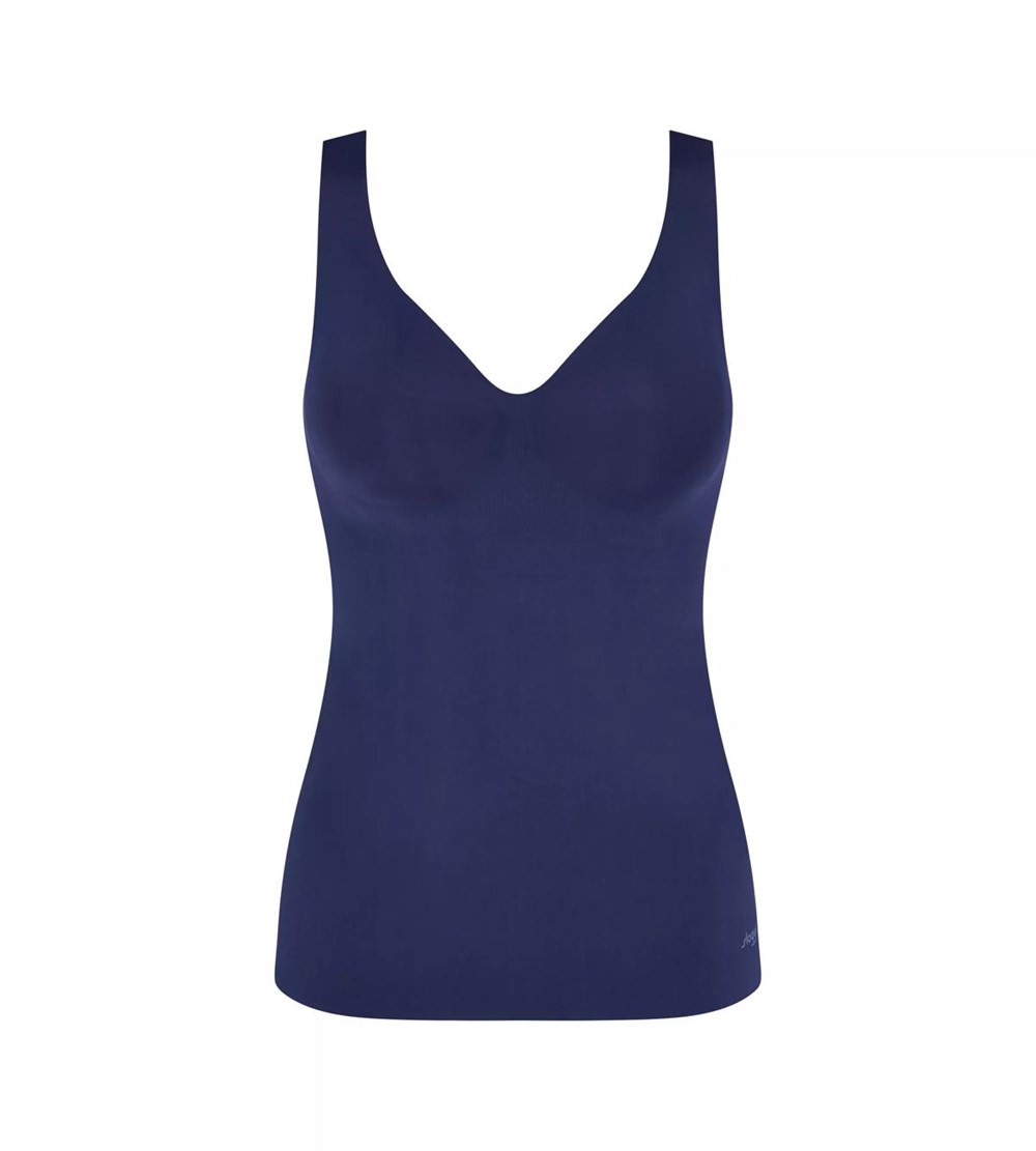 Sloggi Zero Feel Bra-shirt Granatowe | 50921-HOEY