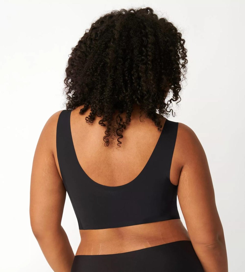Sloggi Zero Feel Bralette Czarne | 75318-JLVE