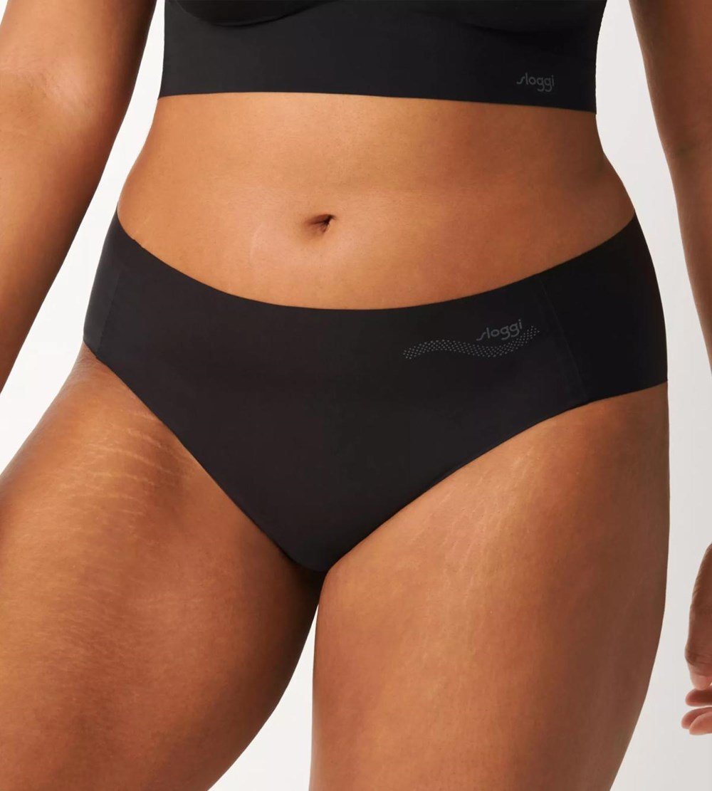 Sloggi Zero Feel Hipster Czarne | 87493-FGHI