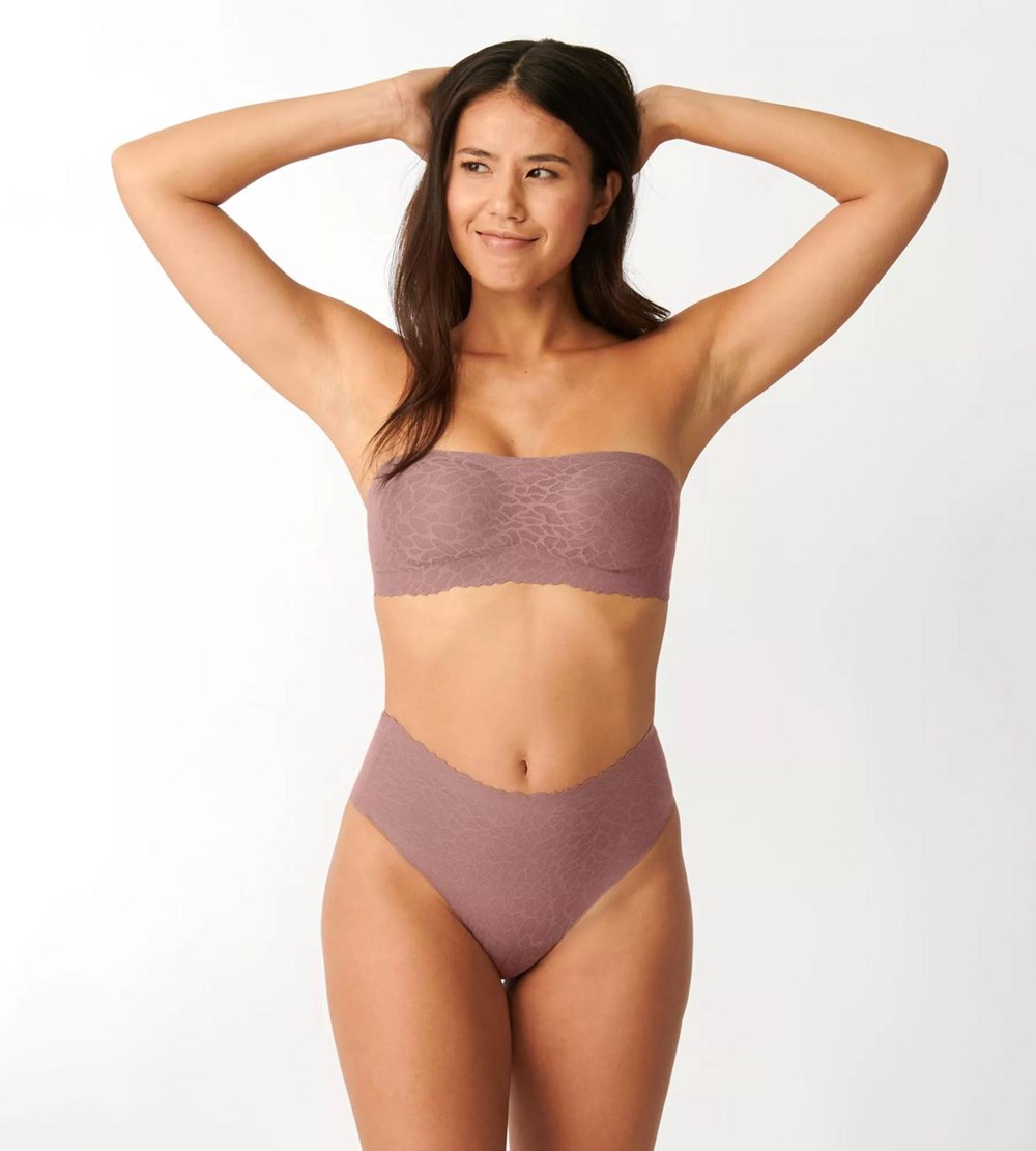Sloggi Zero Feel Koronkowe Hipster Cacao | 83967-FBGA