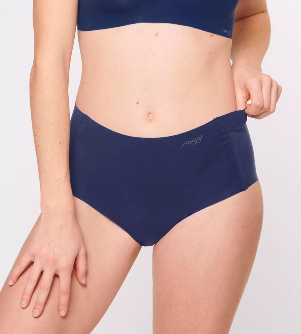 Sloggi Zero Feel Maxi Granatowe | 48590-ACTM