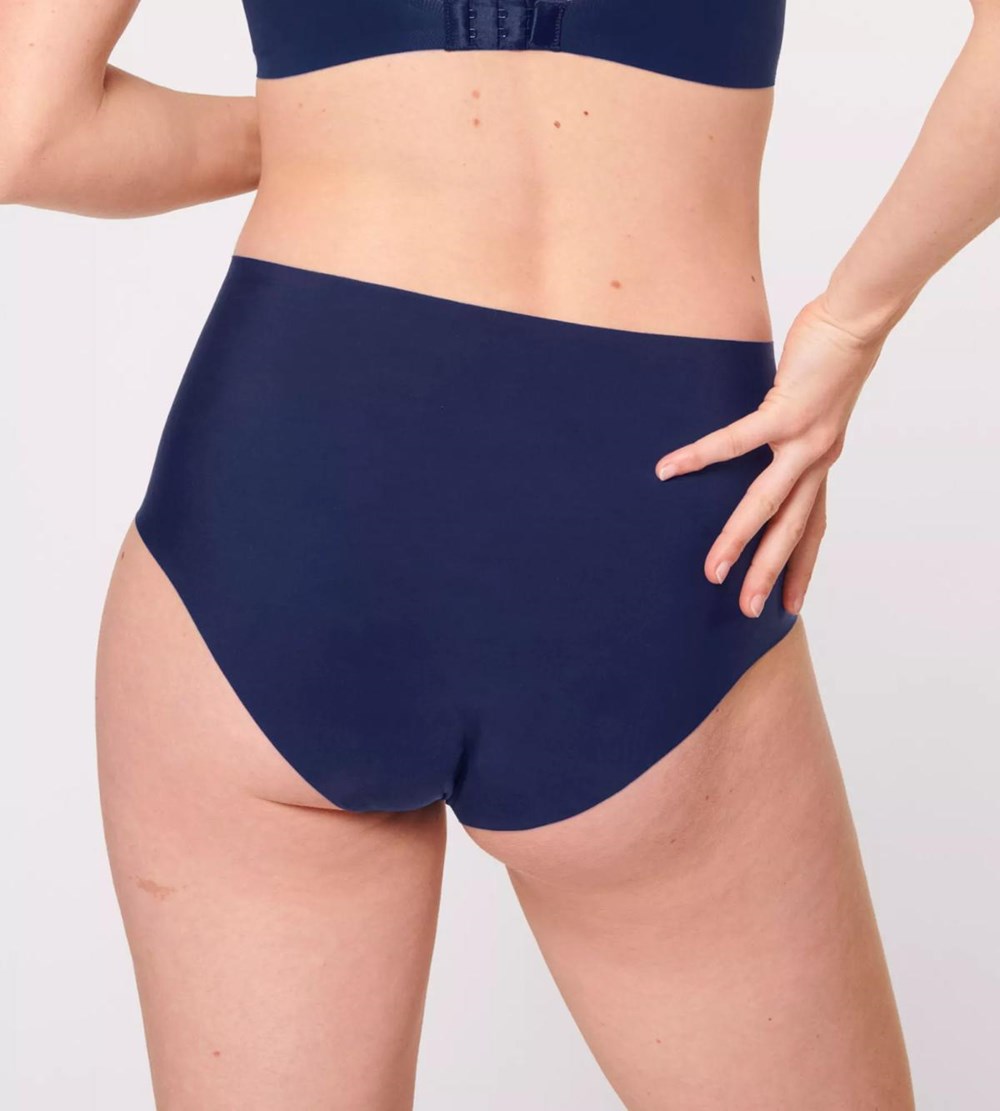 Sloggi Zero Feel Maxi Granatowe | 48590-ACTM