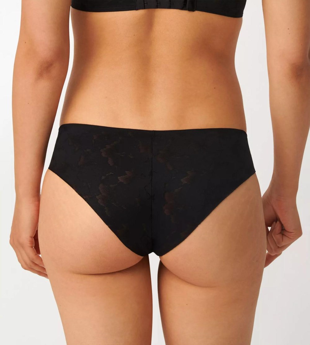Sloggi Zero Koronkowe Hipster Czarne | 90146-WRKQ