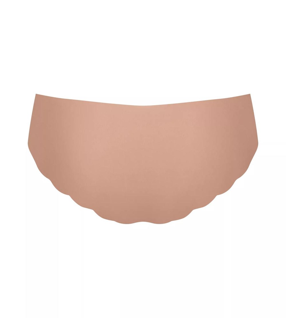 Sloggi Zero Microfibre Hipster Brązowe | 10856-YJRH