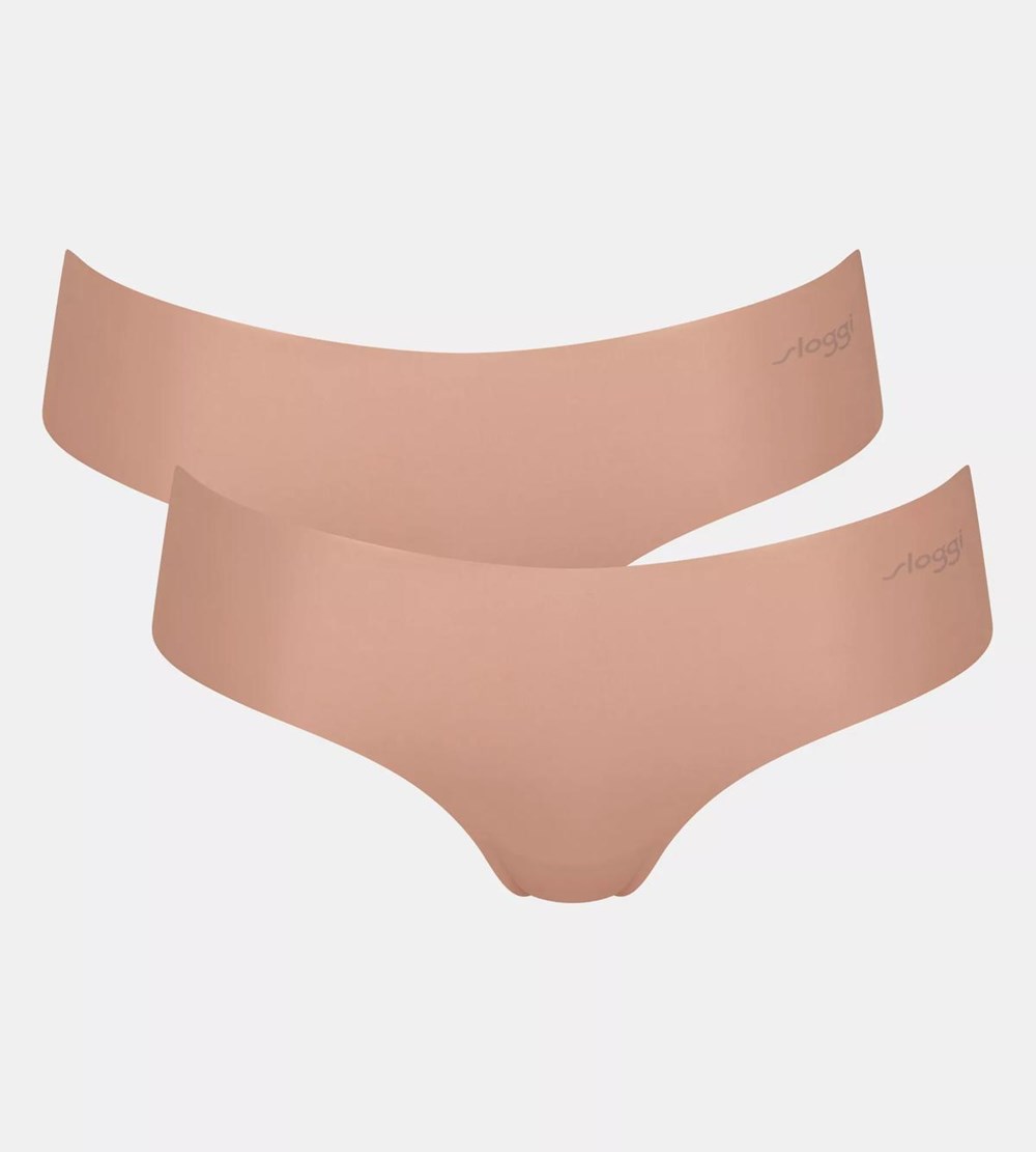 Sloggi Zero Microfibre Hipster Brązowe | 10856-YJRH