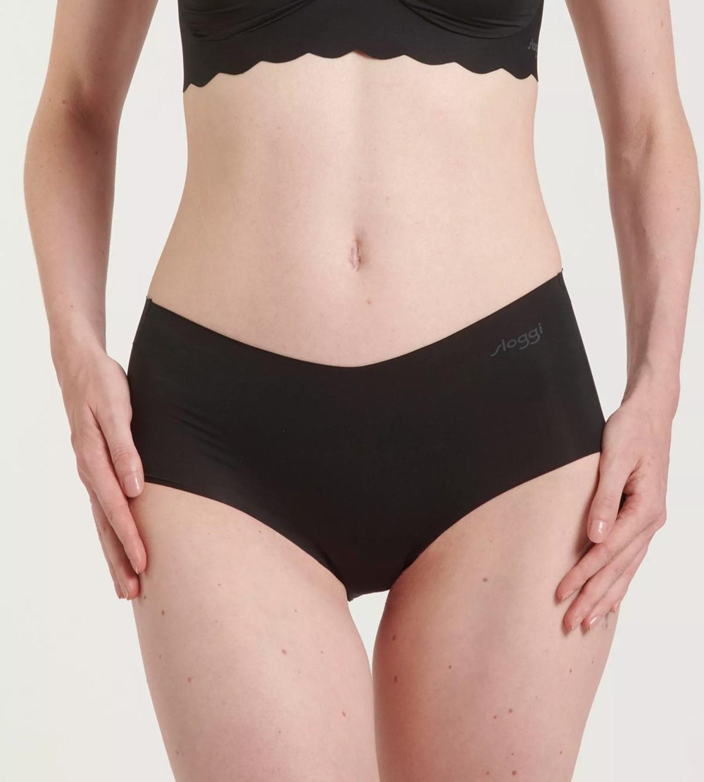 Sloggi Zero Microfibre Shorty Czarne | 78531-VFBI