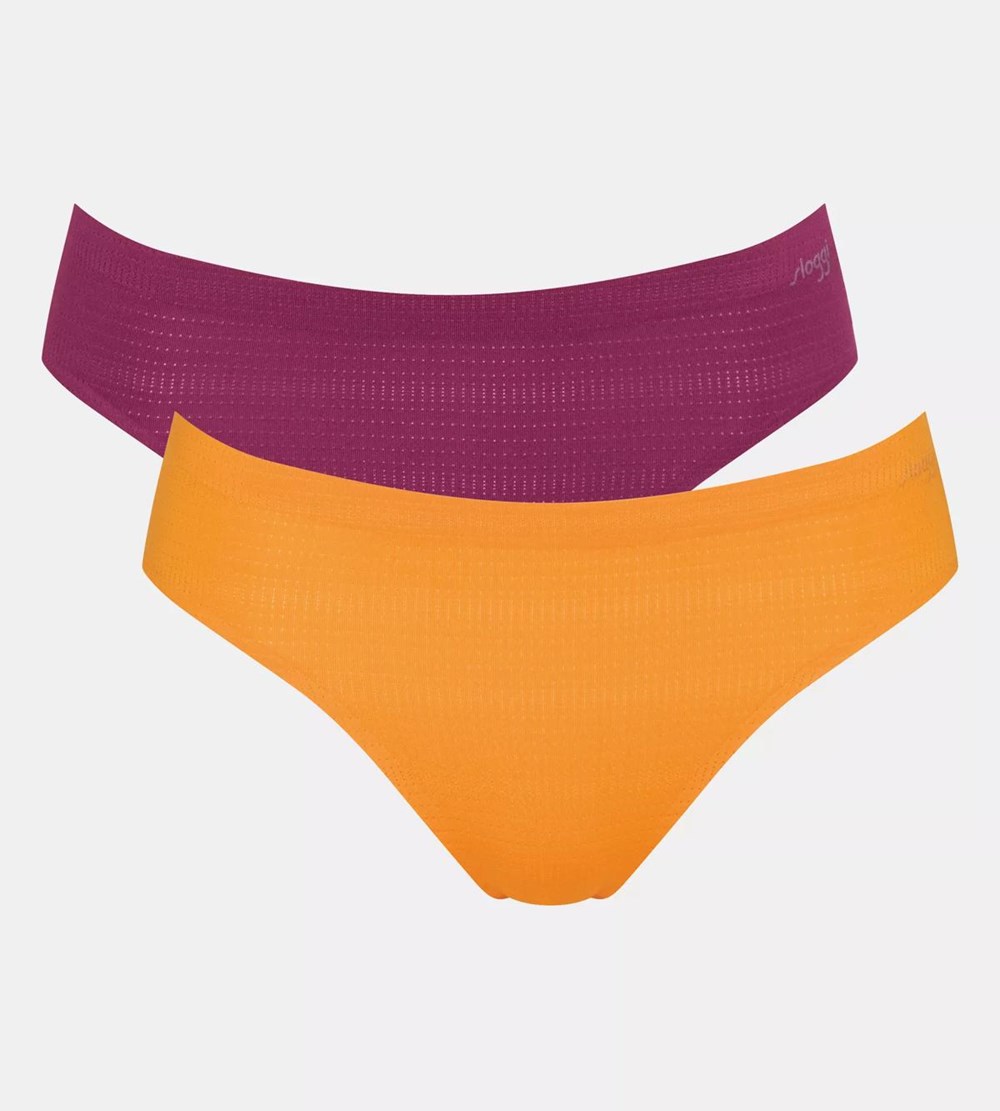 Sloggi Zero +motion Tai Brief Pomarańczowe Ciemny | 89361-CGOA