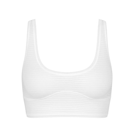 Sloggi Ever Fresh Shirt Top Białe | 43250-BAJX