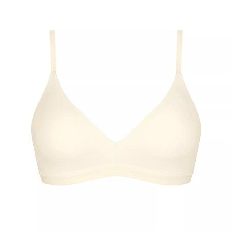 Sloggi Wow Komfort Watowany Bra Białe | 30148-EYGL